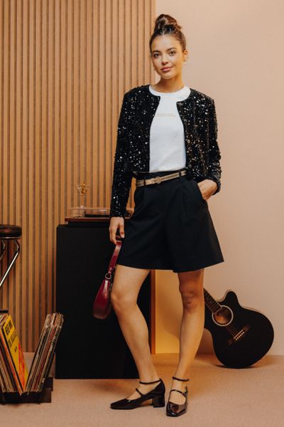 Ensemble veste Sequins & Bermuda