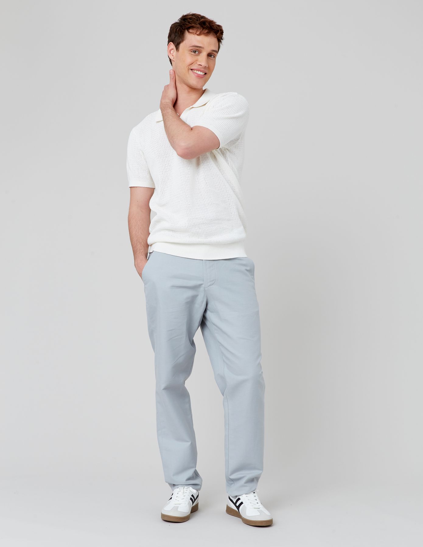 Costume Bleu Gris