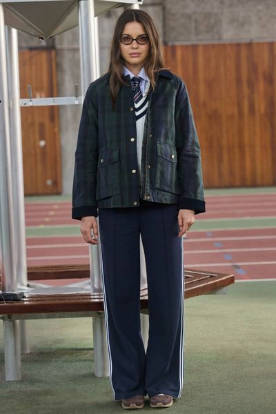 Ensemble "Veste &agrave; carreaux & Pantalon"