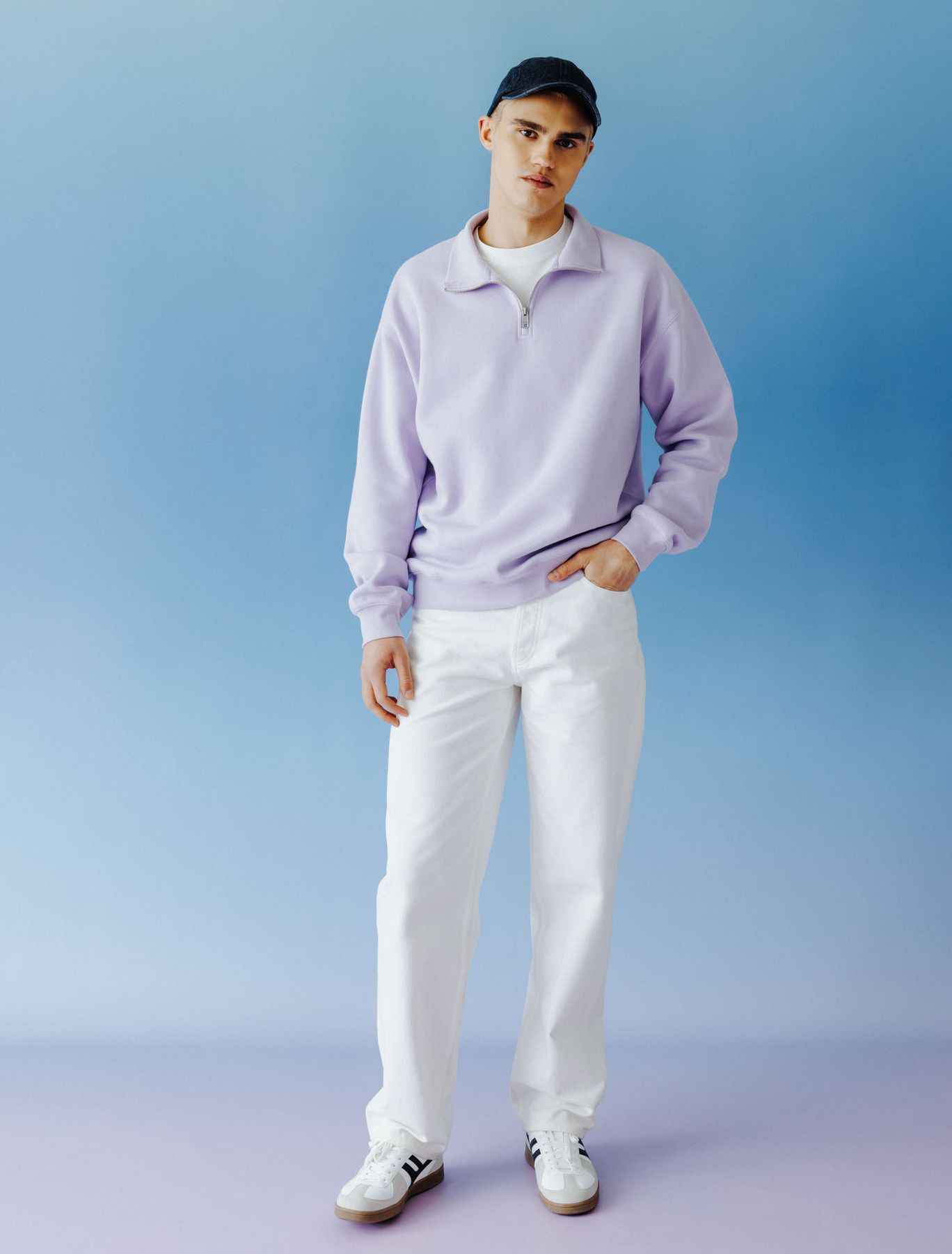 Ensemble "Sweat Pastel Lila"