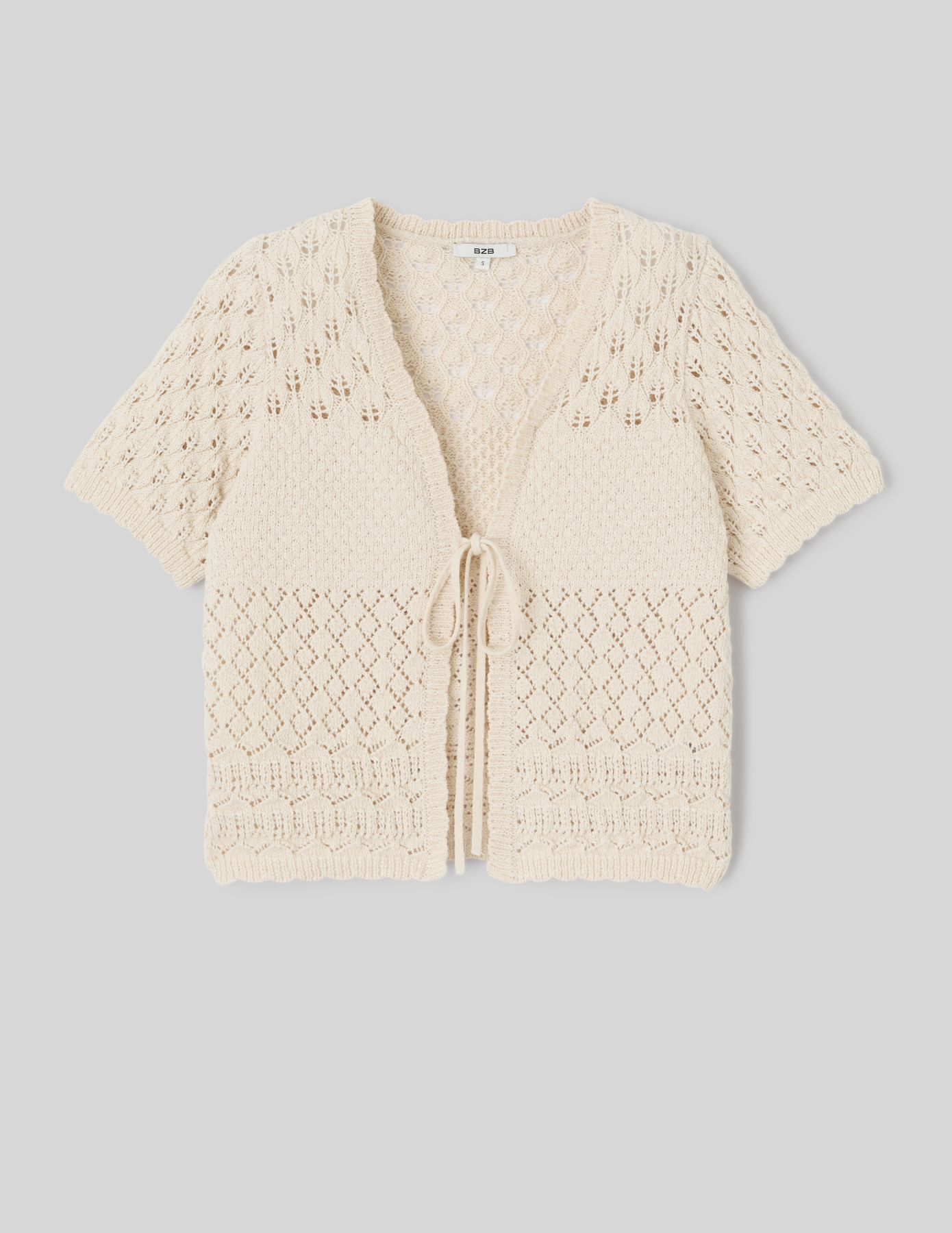 Gilet court en crochet