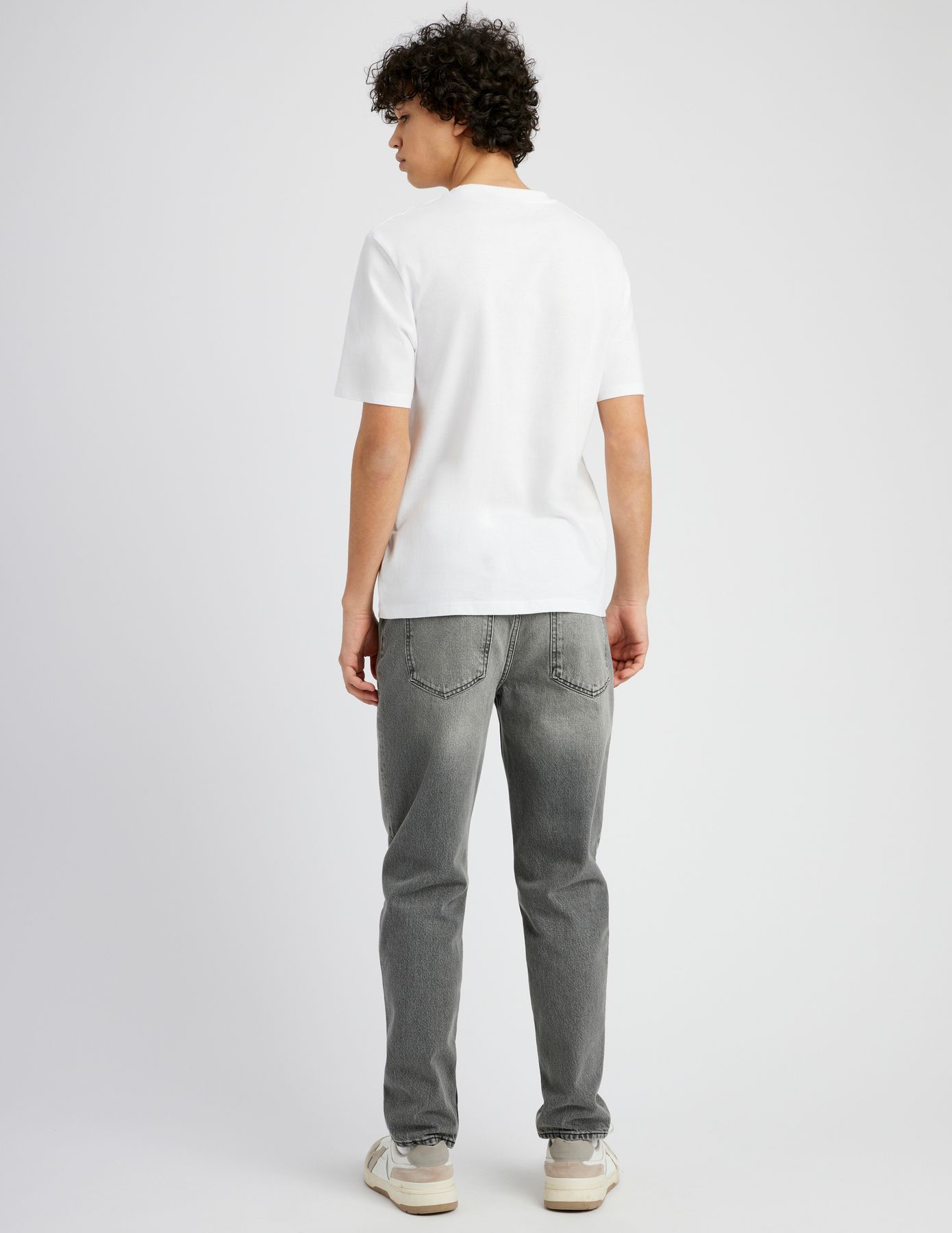 Jean relaxed gris moyen
