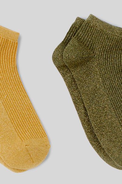 Lot de 3 paires de socquettes lurex