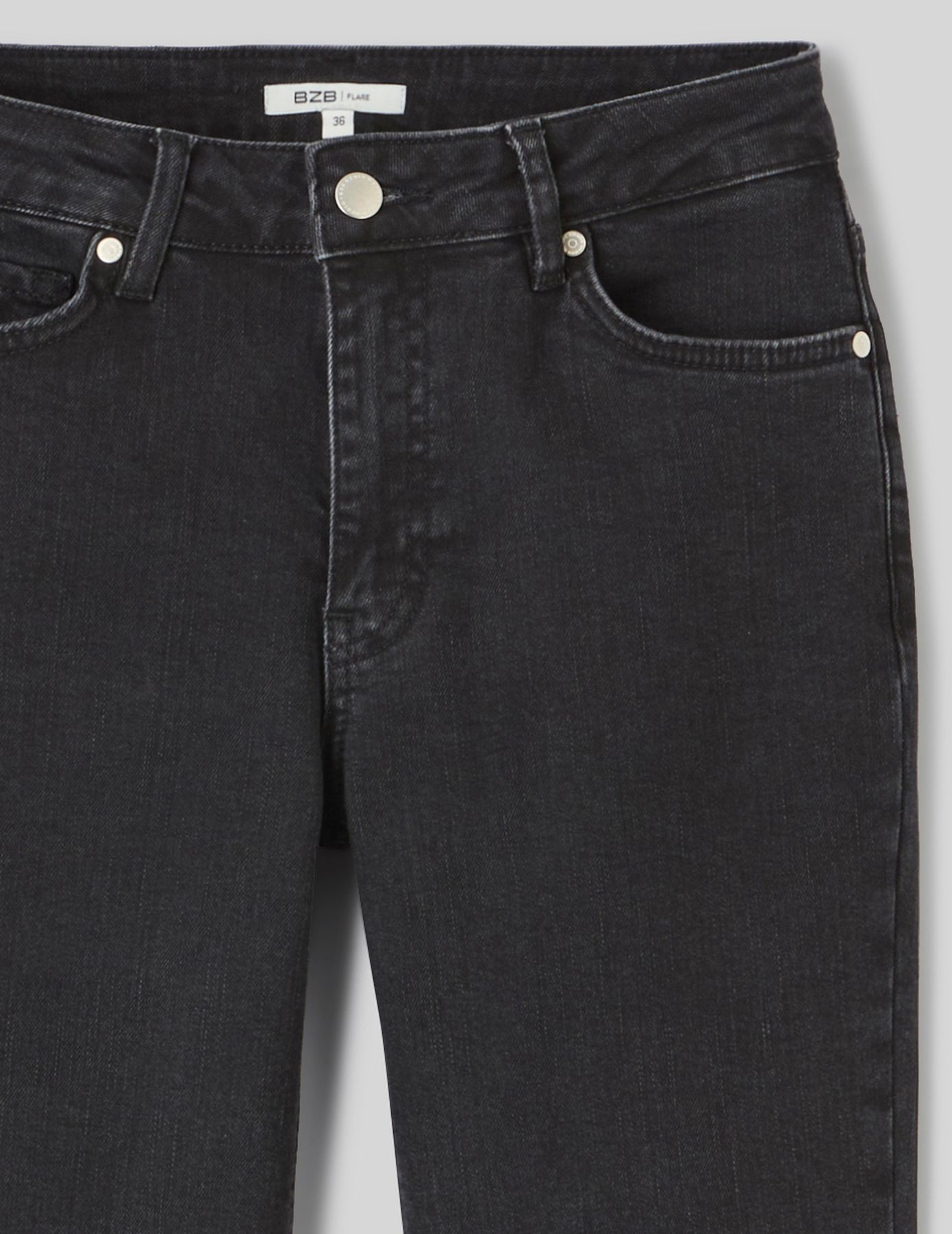 Jean flare cropped