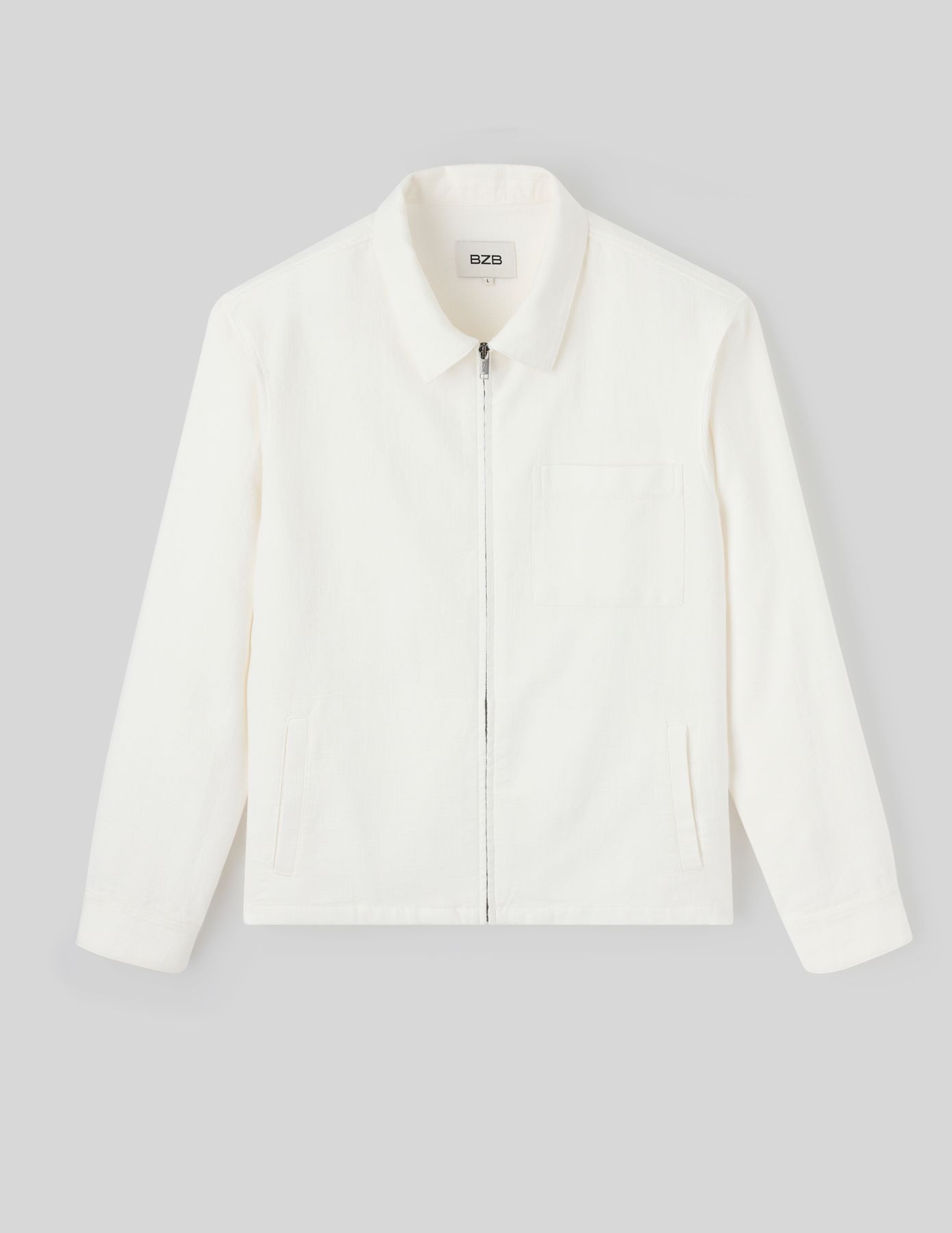 Veste zippée texturée