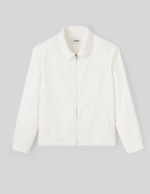 Veste zippée texturée