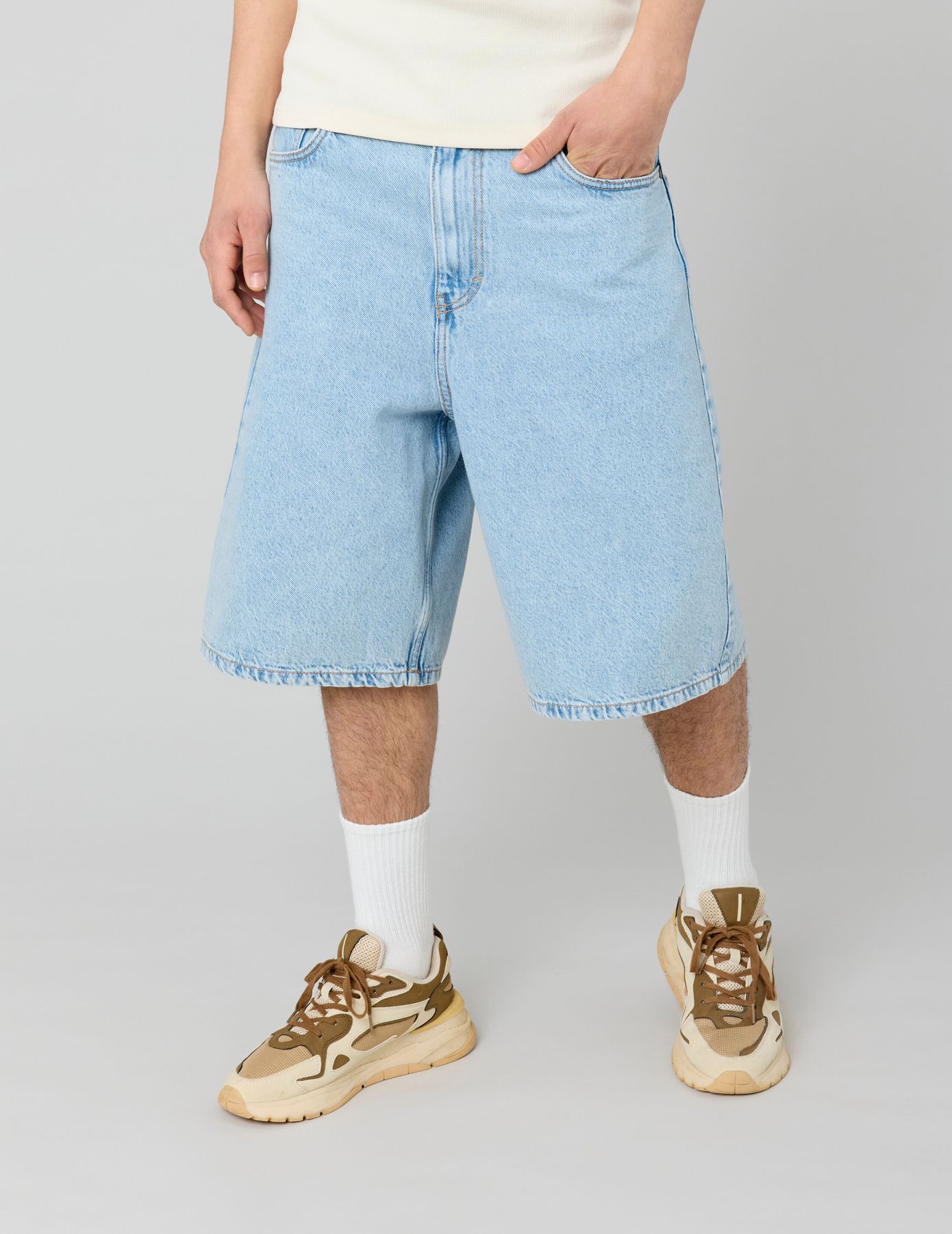 Bermuda en jean long