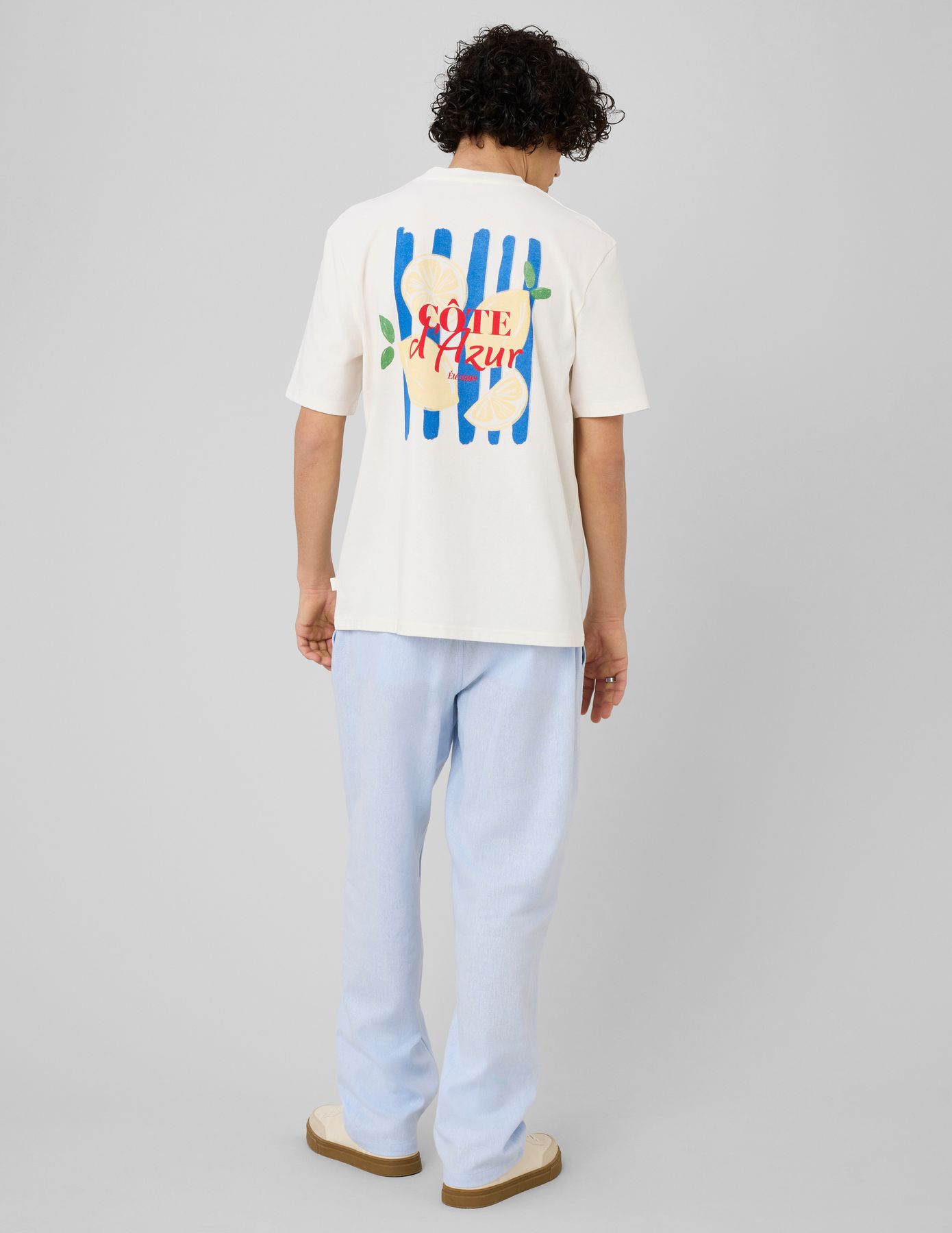 Pantalon de ville fluide viscose lin