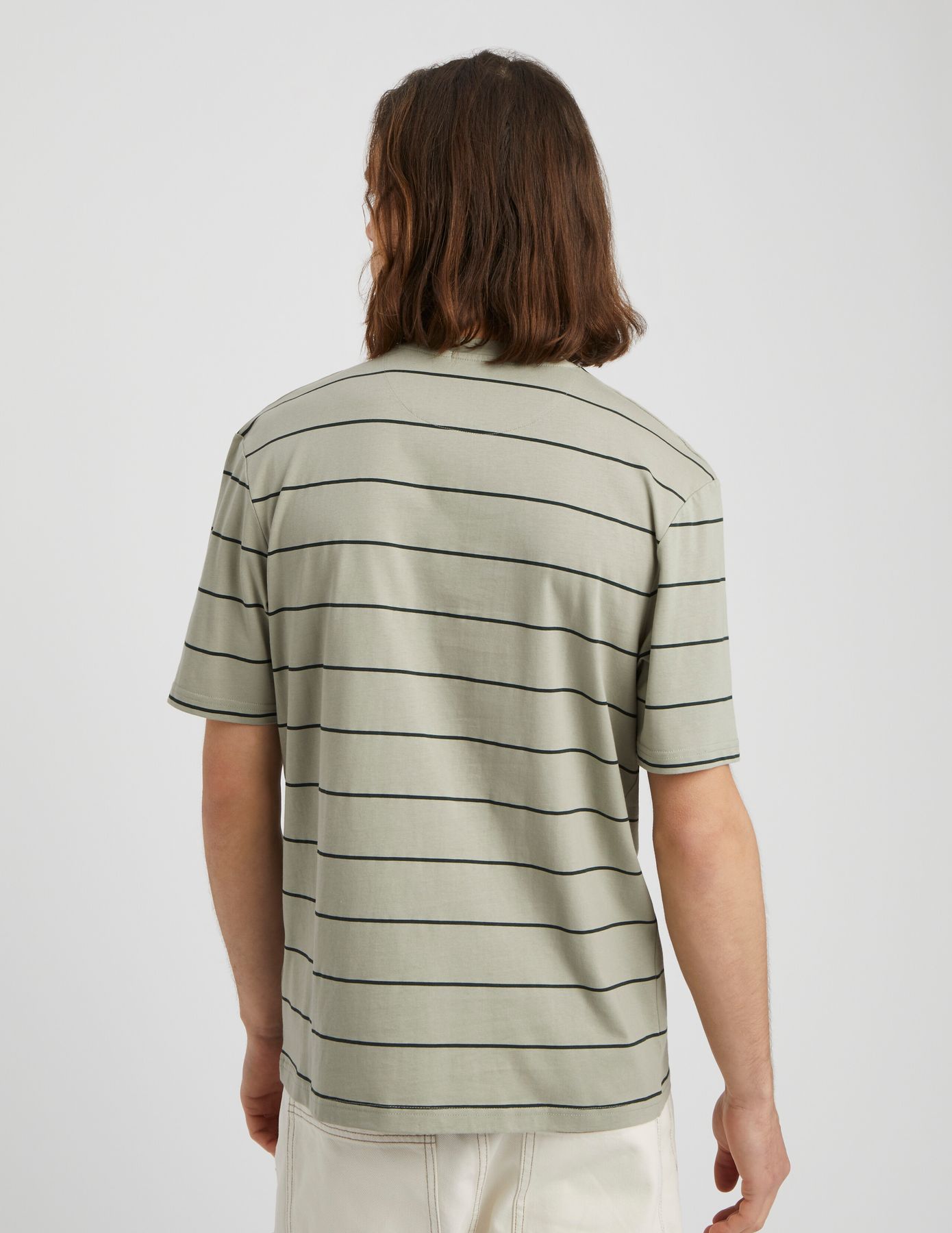 T-shirt oversize &agrave; rayures