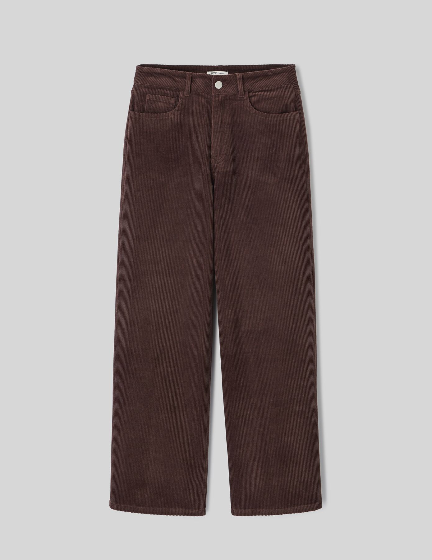 Pantalon wide leg velours