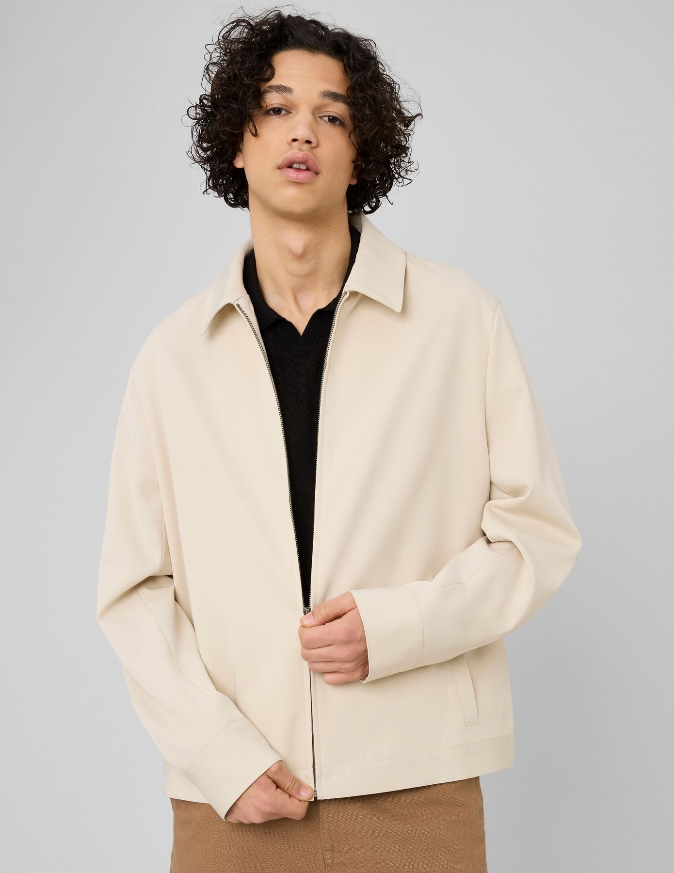 Veste de ville zipp&eacute;e