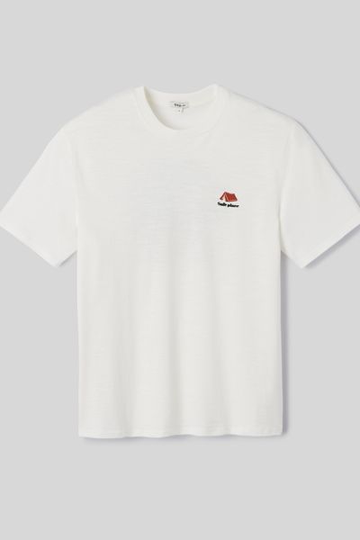 T-shirt mati&egrave;re flamm&eacute; imprim&eacute;