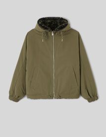 Parka r&eacute;versible l&eacute;opard