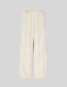 Pantalon fluide rayé