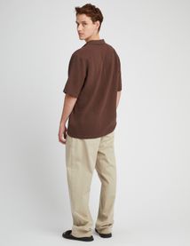 Chemise manches courtes gaze de coton