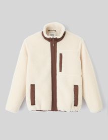 Blouson zippé sherpa
