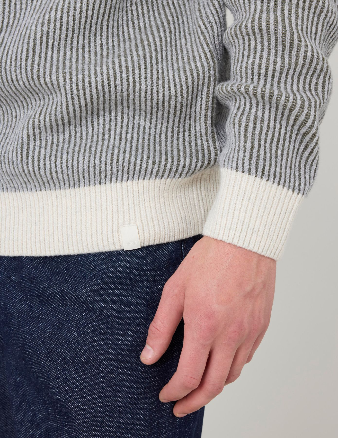 Pull bicolore