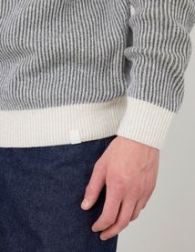 Pull bicolore