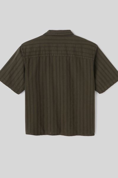 Chemise manches courtes broderie anglaise