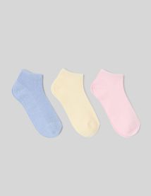 Lot de 3 paires de socquettes lurex
