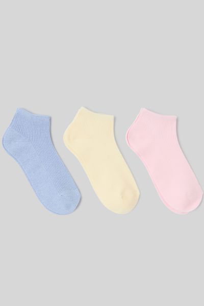 Lot de 3 paires de socquettes lurex