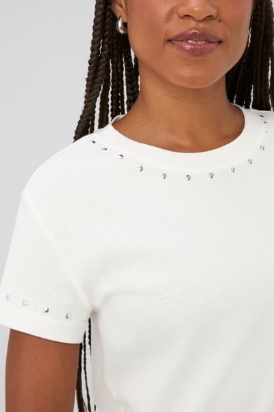 T-shirt &agrave; studs