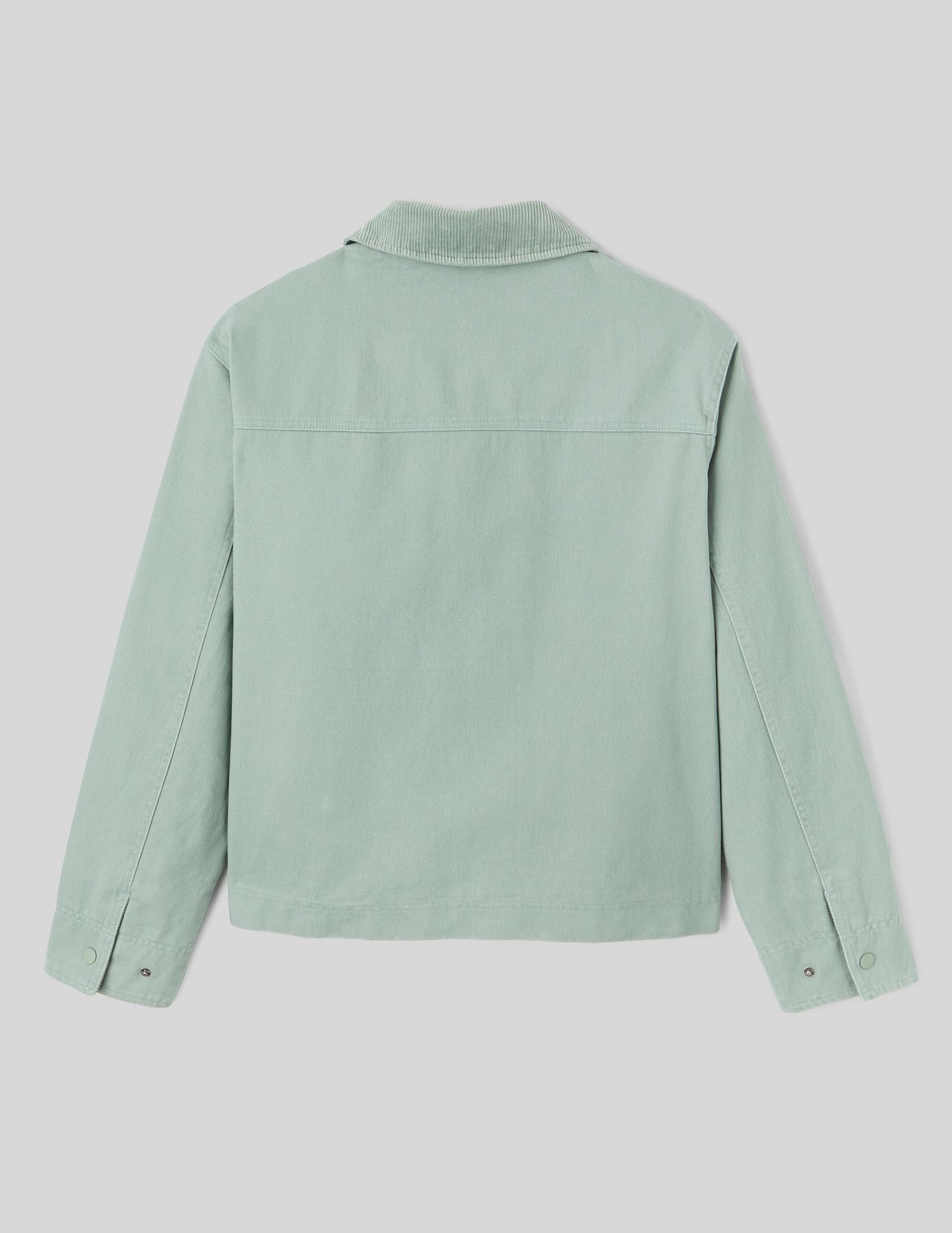 Veste zippée col velours