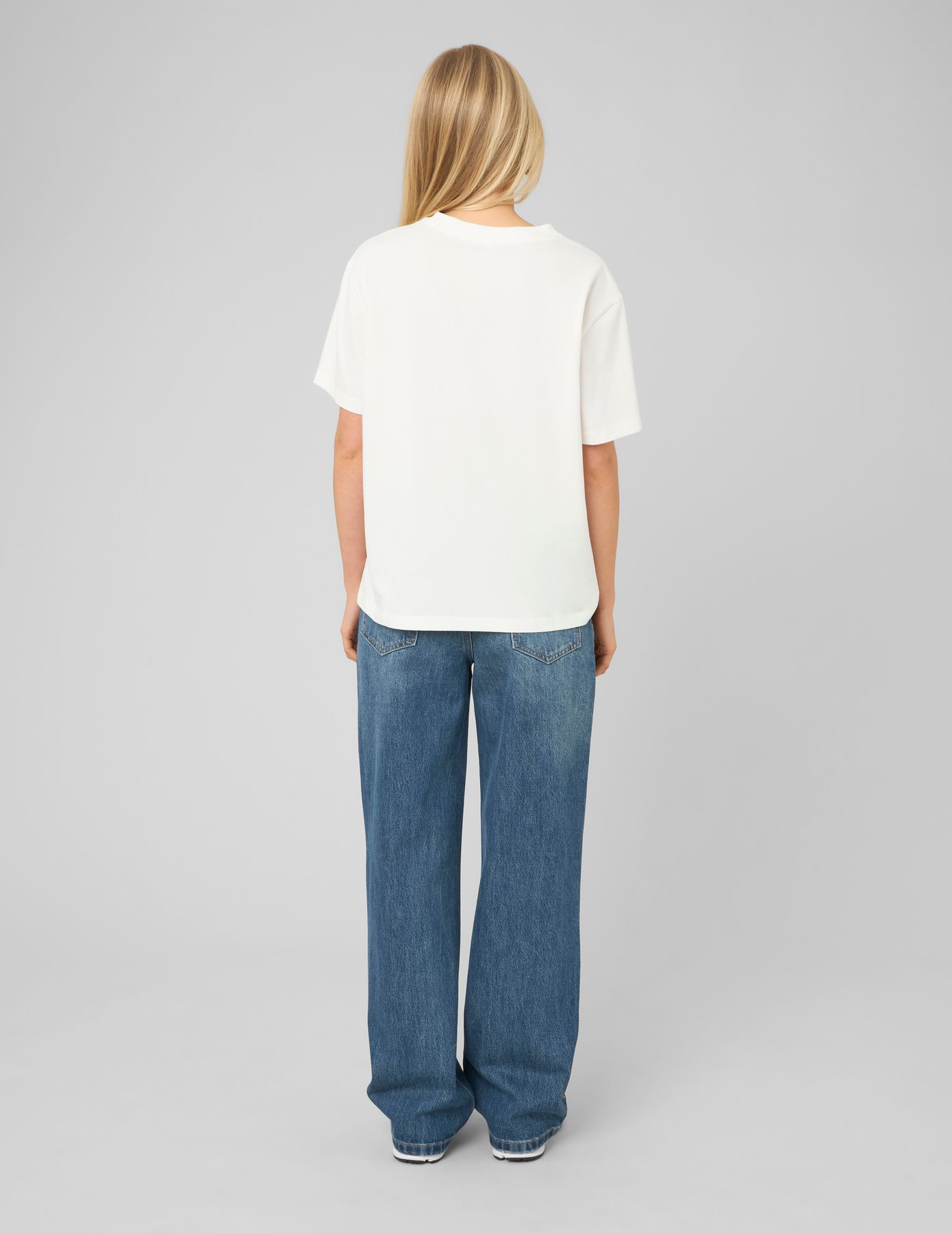 Jean straight strass