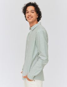 Chemise rayée ajustée