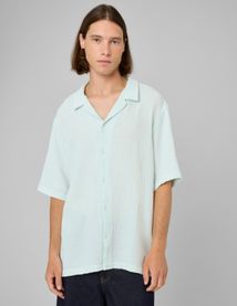Chemise manches courtes gaze de coton
