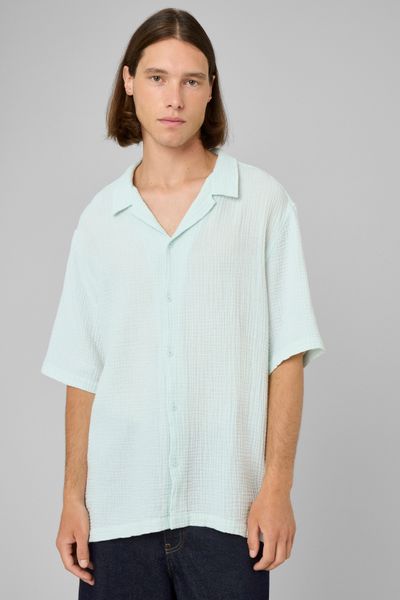 Chemise manches courtes gaze de coton