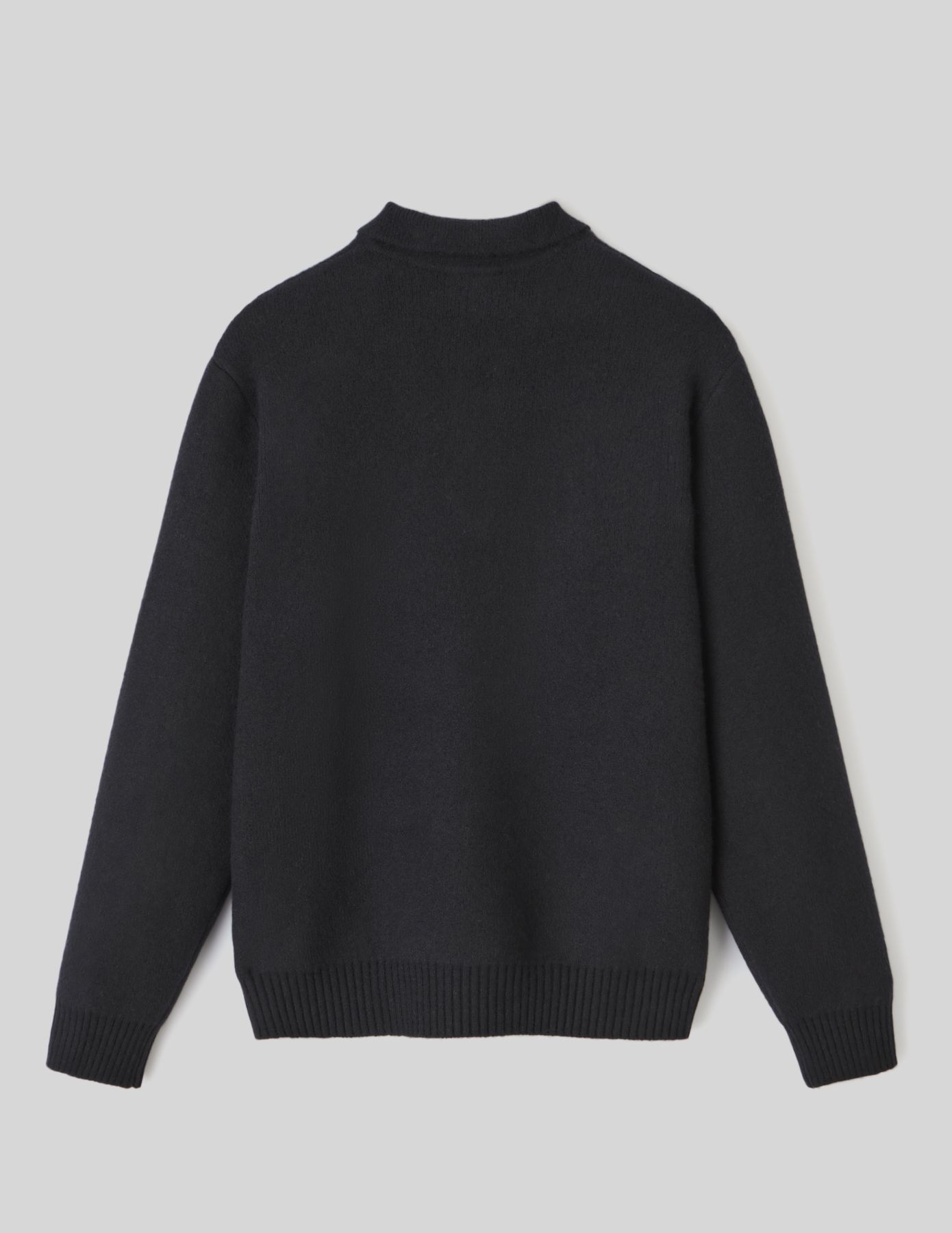 Pull col polo zippé