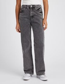 Jean straight taille haute