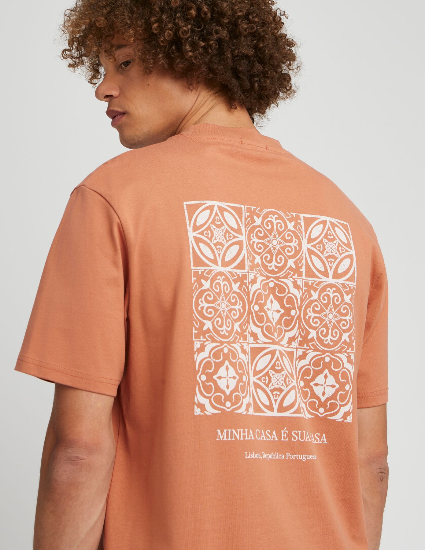 T-shirt imprimé devant dos