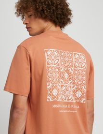 T-shirt imprimé devant dos