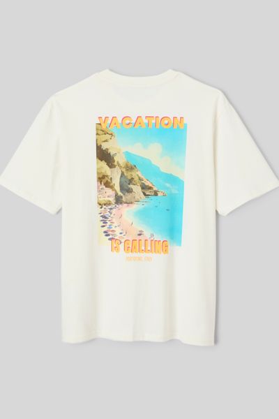 T-shirt imprim&eacute; devant/dos