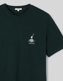 T-shirt imprim&eacute; poitrine