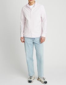 Chemise unie ajust&eacute;e