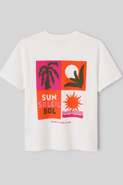 T-shirt imprim&eacute; devant/ dos