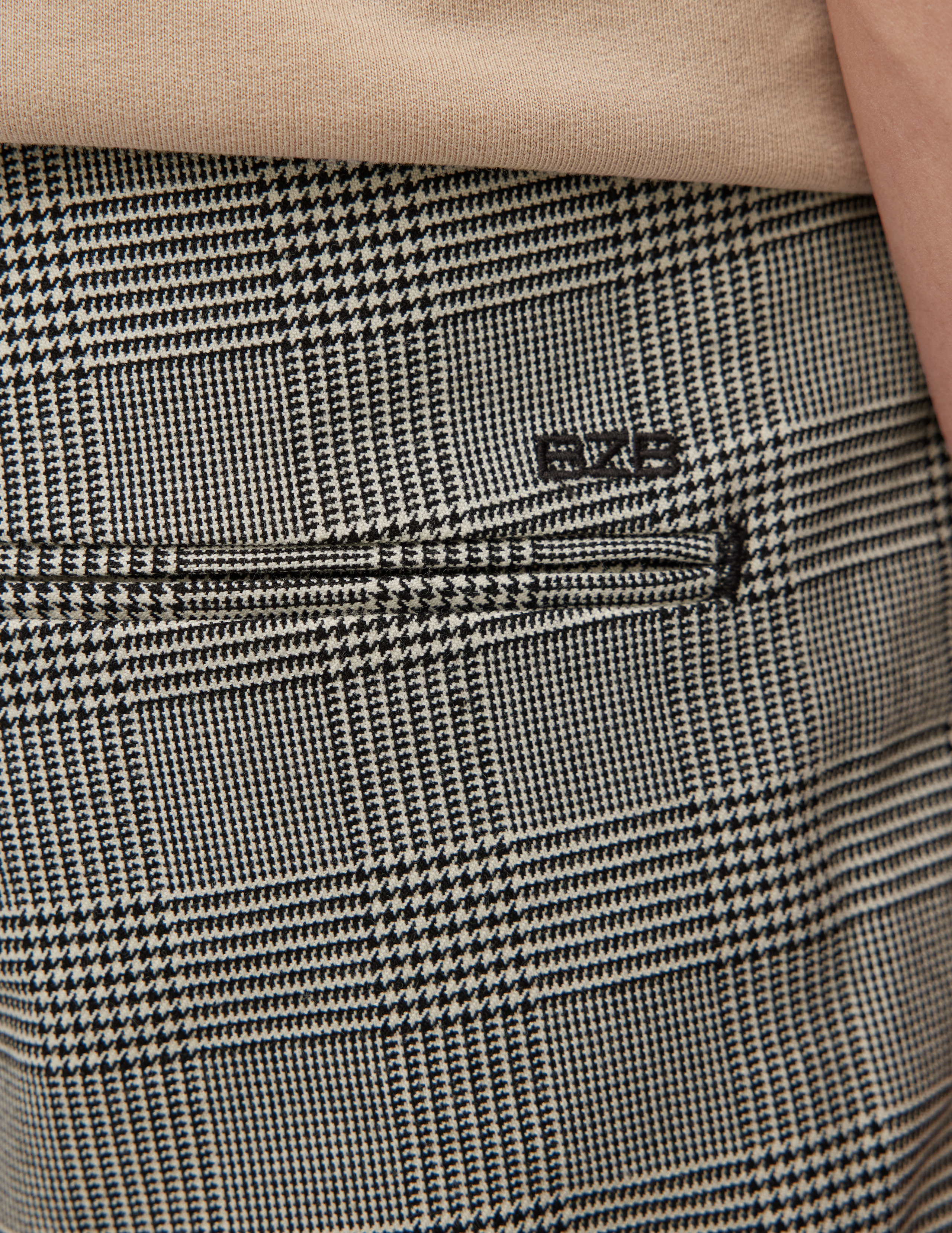 Pantalon de ville à carreaux