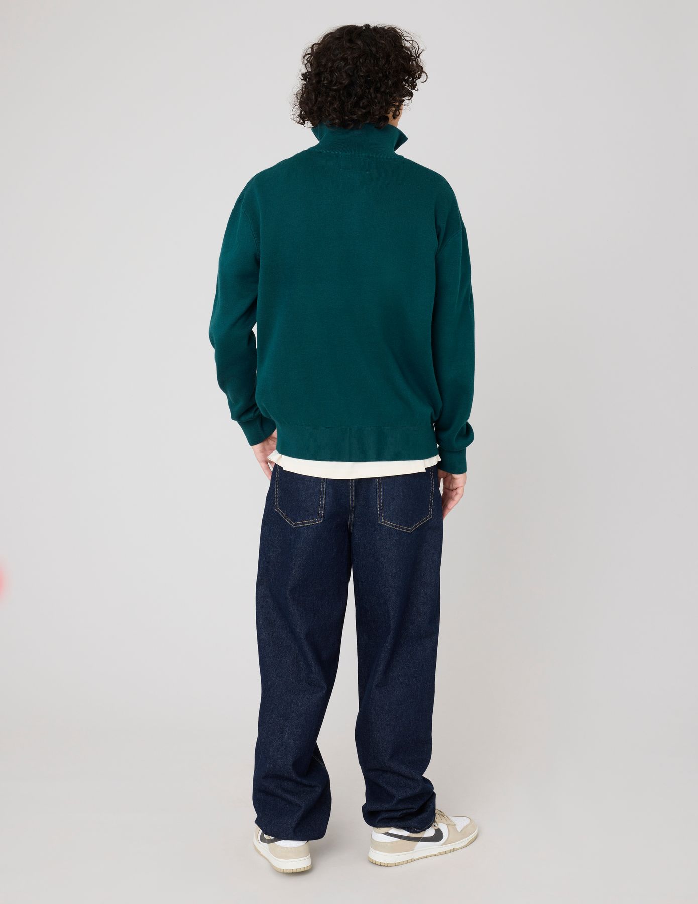 Pull col montant zippé
