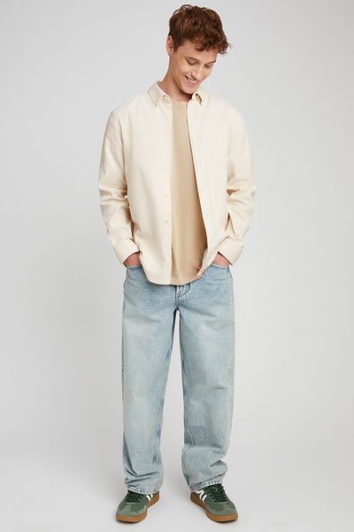Chemise velours unie