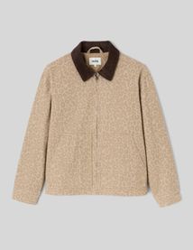 Veste zipp&eacute;e imprim&eacute;e