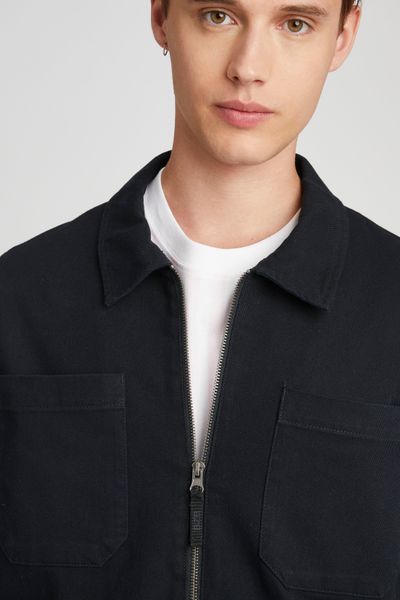 Veste zippée unie
