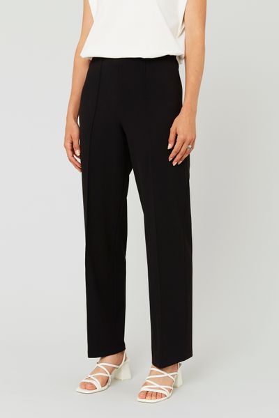 Pantalon plis marqué ajusté