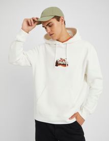 Sweat à capuche brodé