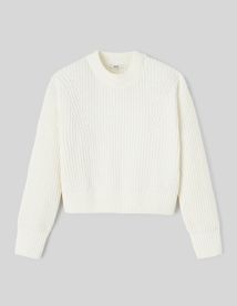 Pull col rond en maille