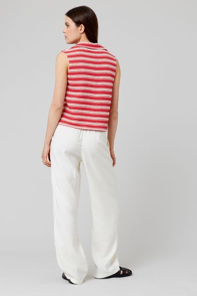 Top en tricot col polo