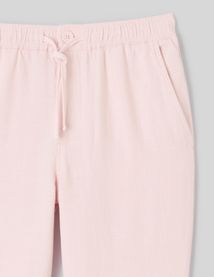 Pantalon textur&eacute;