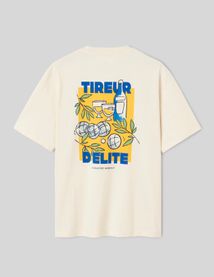 T-shirt imprim&eacute; devant/dos